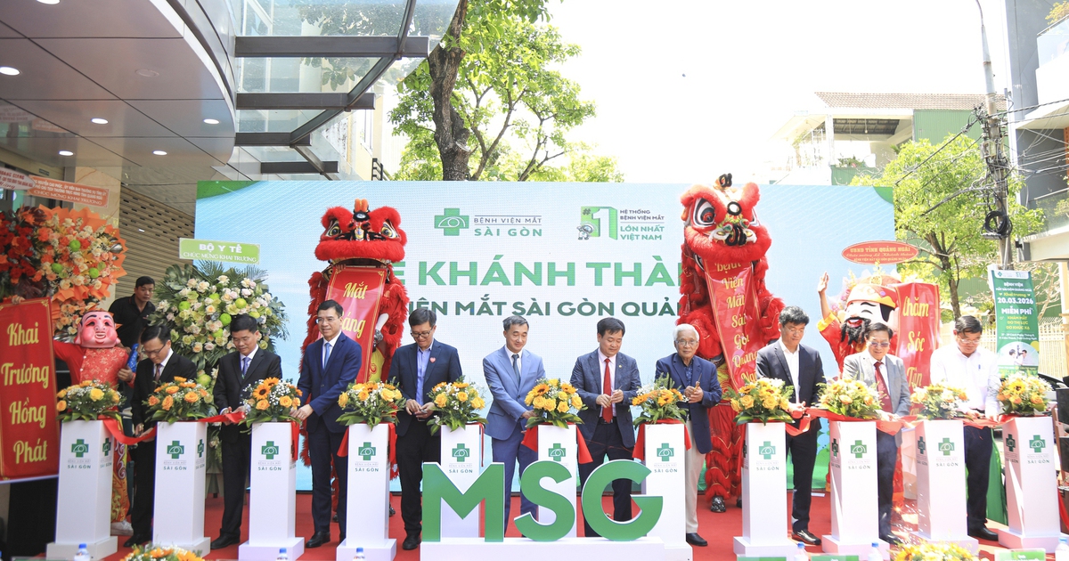 Quảng Ngãi khánh thành bệnh viện mắt hiện đại, cung ứng dịch vụ y tế chuyên sâu