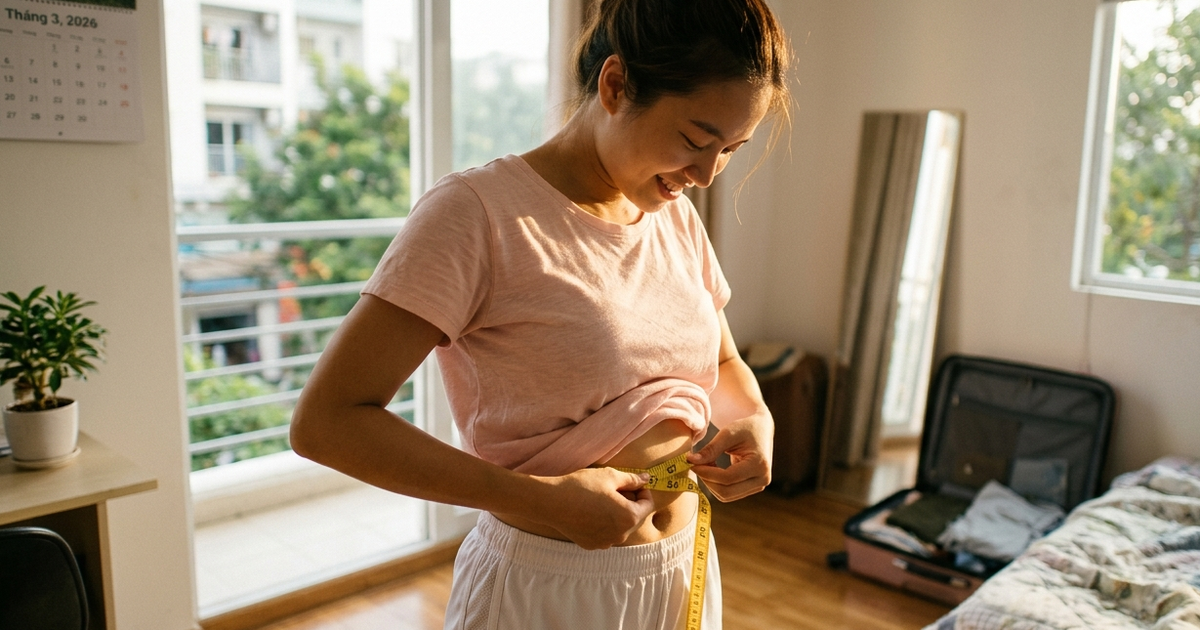 Vòng bụng bao nhiêu cm thì bắt đầu cần giảm cân?