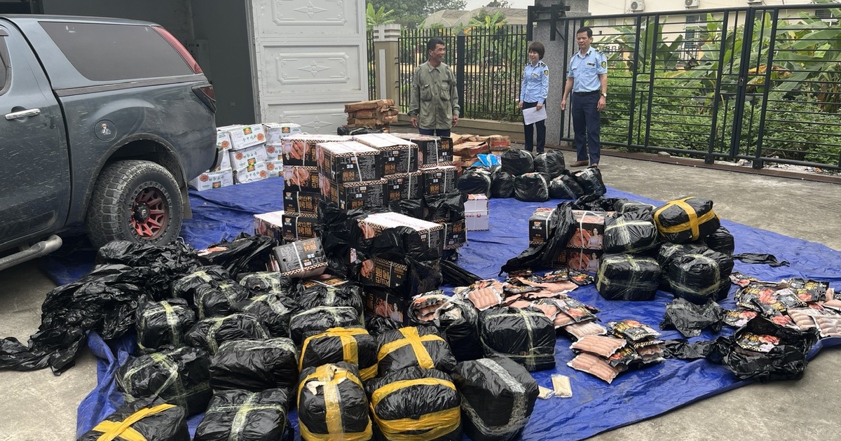 Bắt giữ hàng tấn lạp xưởng, chả mực, phi lê gà... không rõ nguồn gốc