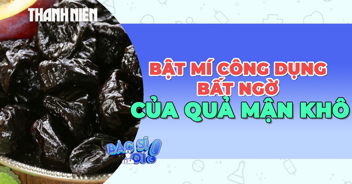 Bật mí công dụng không ngờ của quả mận khô