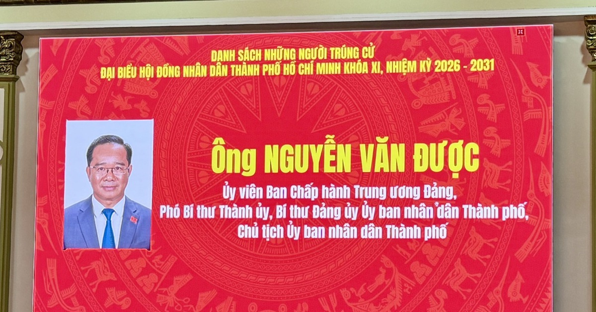 Danh s&aacute;ch 125 đại biểu tr&uacute;ng cử HĐND TP.HCM nhiệm kỳ 2026 - 2031