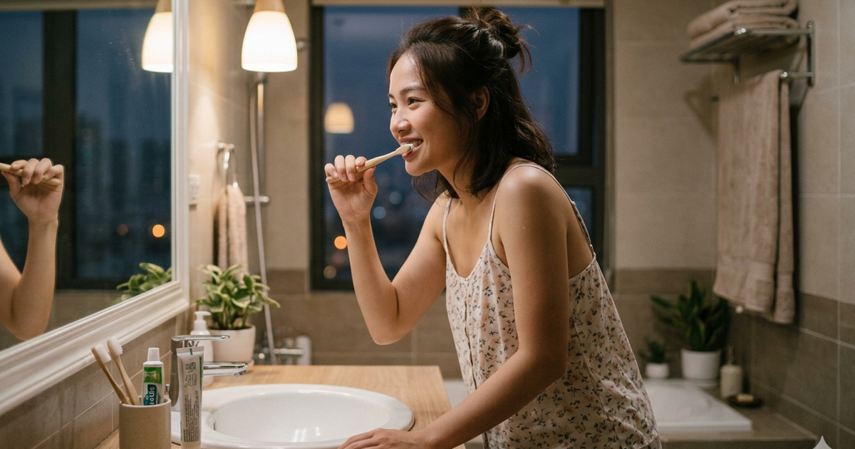 Bác sĩ: Đánh răng trước khi ngủ quan trọng hơn bạn tưởng