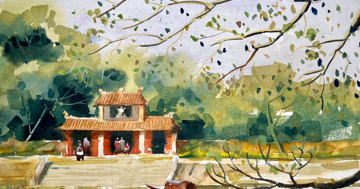 Ngôi chùa có bức tranh trần khổng lồ