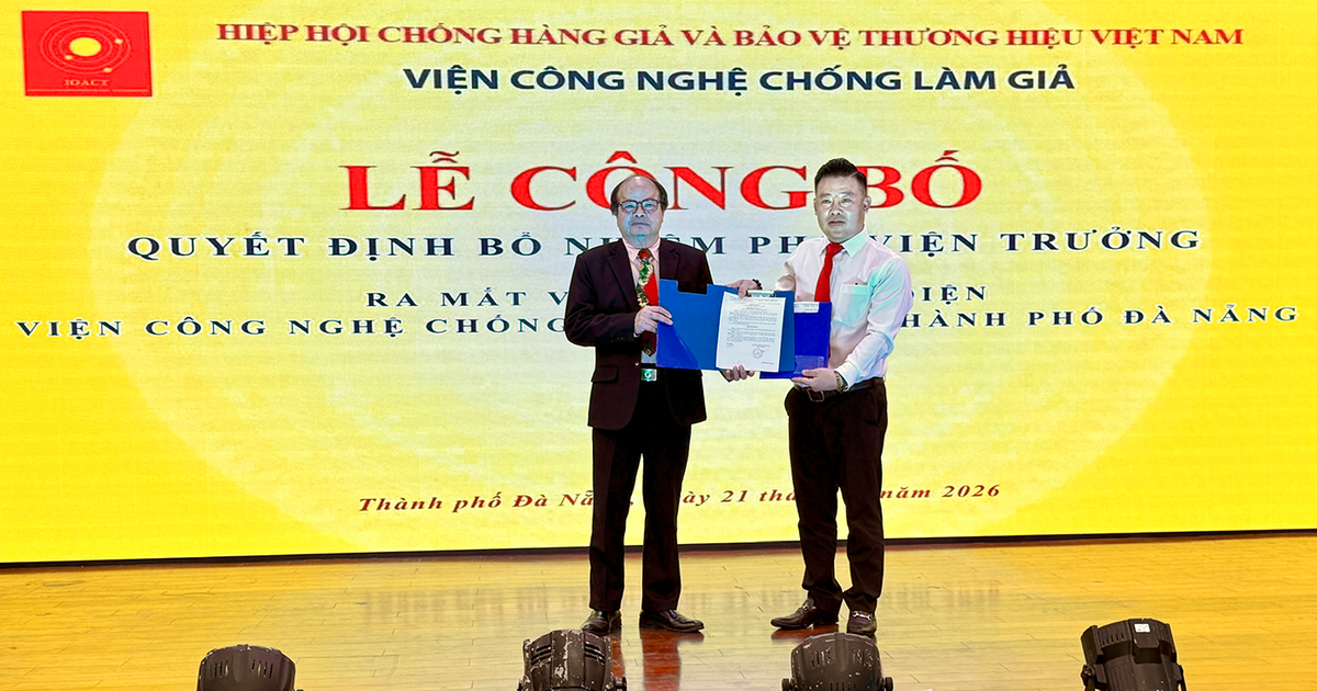 Thành lập Văn phòng đại diện Viện Công nghệ chống làm giả tại TP.Đà Nẵng