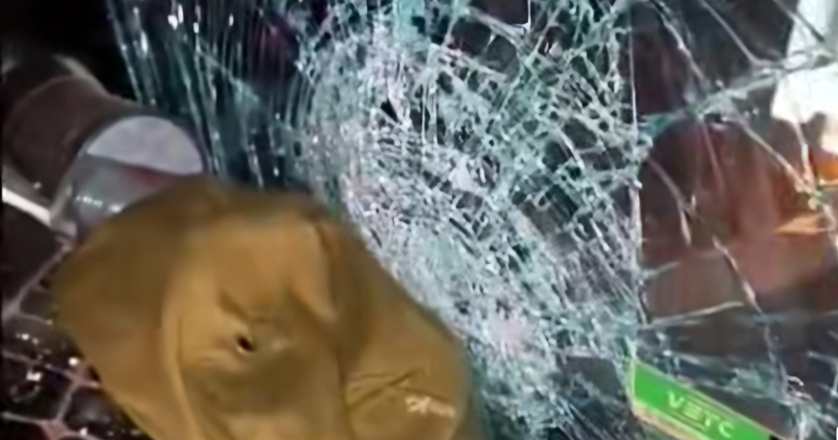 Nghi bị ném đá, hàng loạt xe tải vỡ kính trên cao tốc qua Quảng Trị