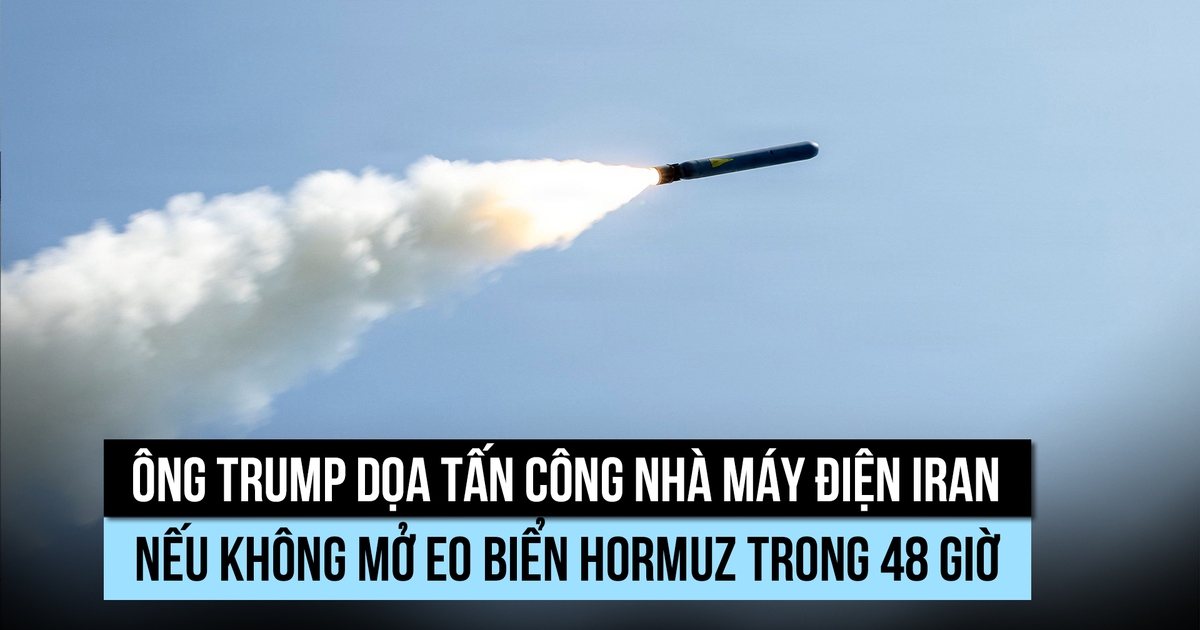 Ông Trump ra tối hậu thư đòi Iran mở eo biển Hormuz