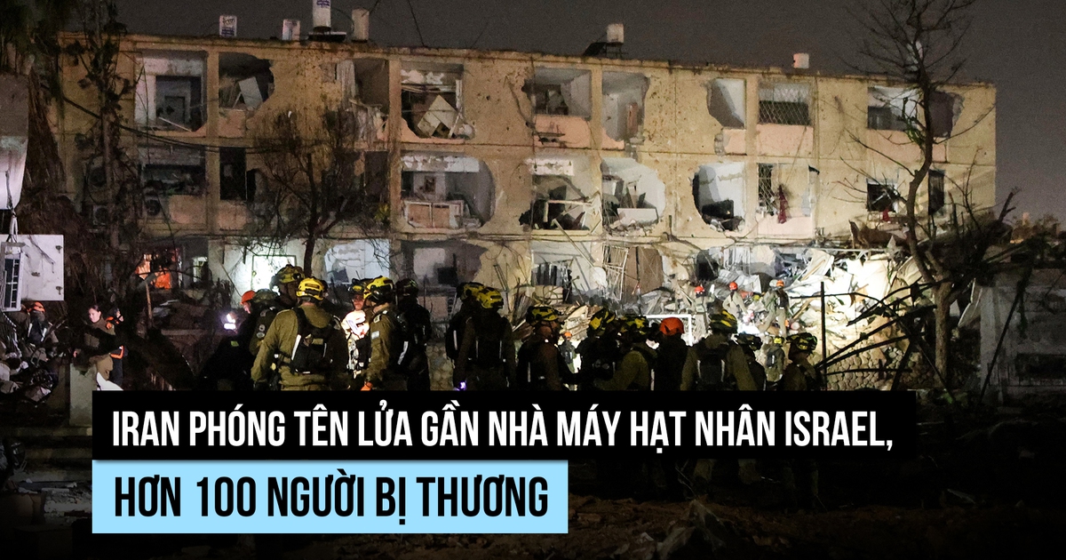 Israel không chặn được tên lửa Iran bắn gần 'cơ sở hạt nhân'