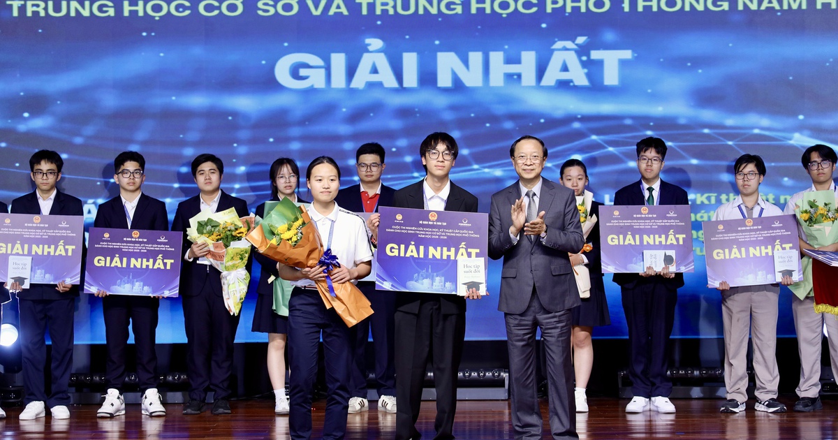 145 dự án đoạt giải khoa học quốc gia: Chuyển đổi số và AI chiếm ưu thế