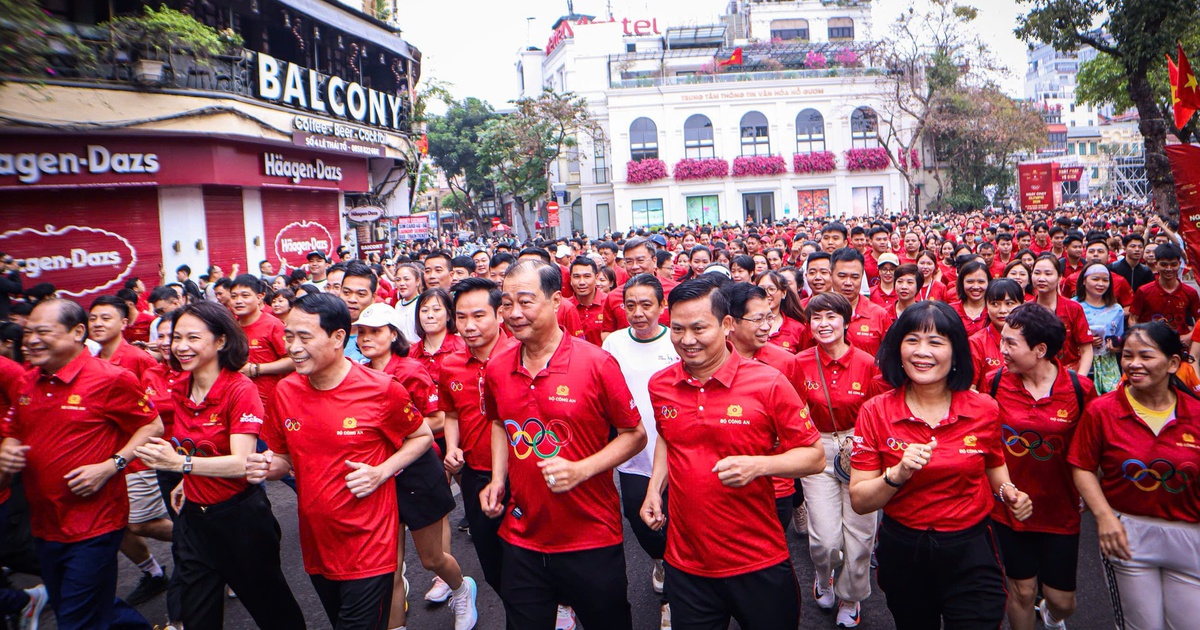 Sôi nổi Ngày chạy Olympic 2026, thu hút hơn triệu người tham gia trên toàn quốc