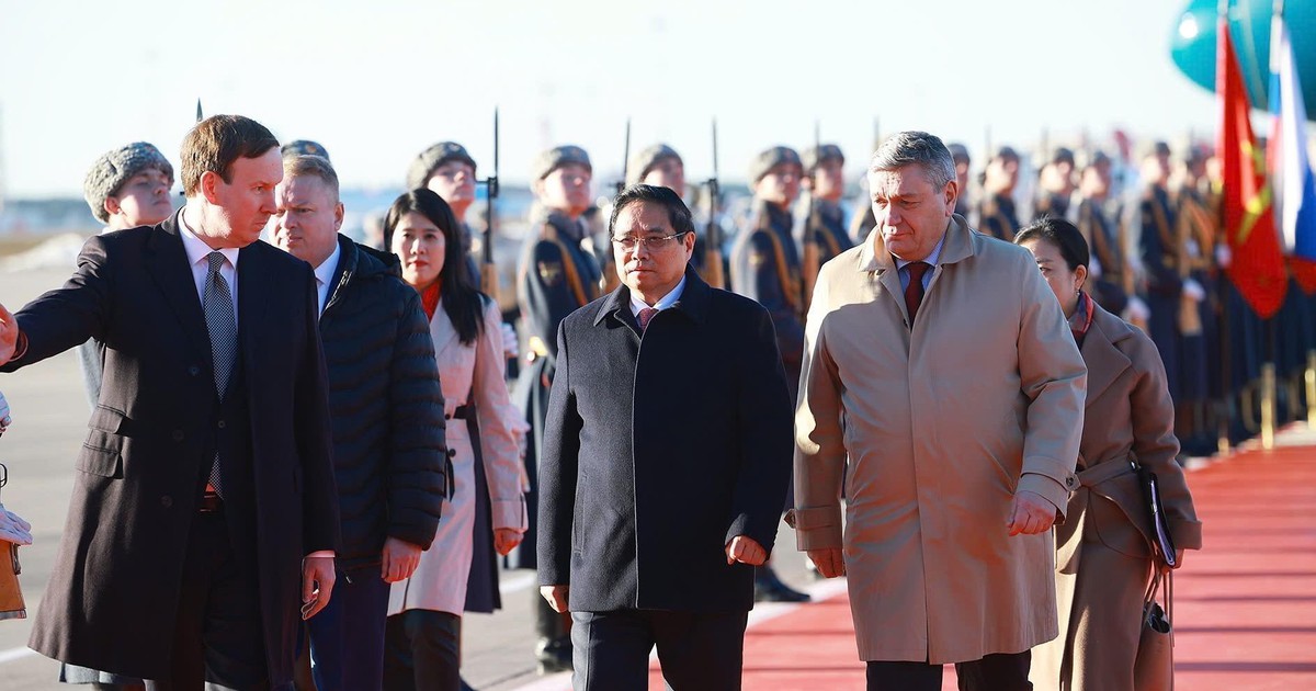 Thủ tướng Phạm Minh Chính bắt đầu thăm chính thức Liên bang Nga