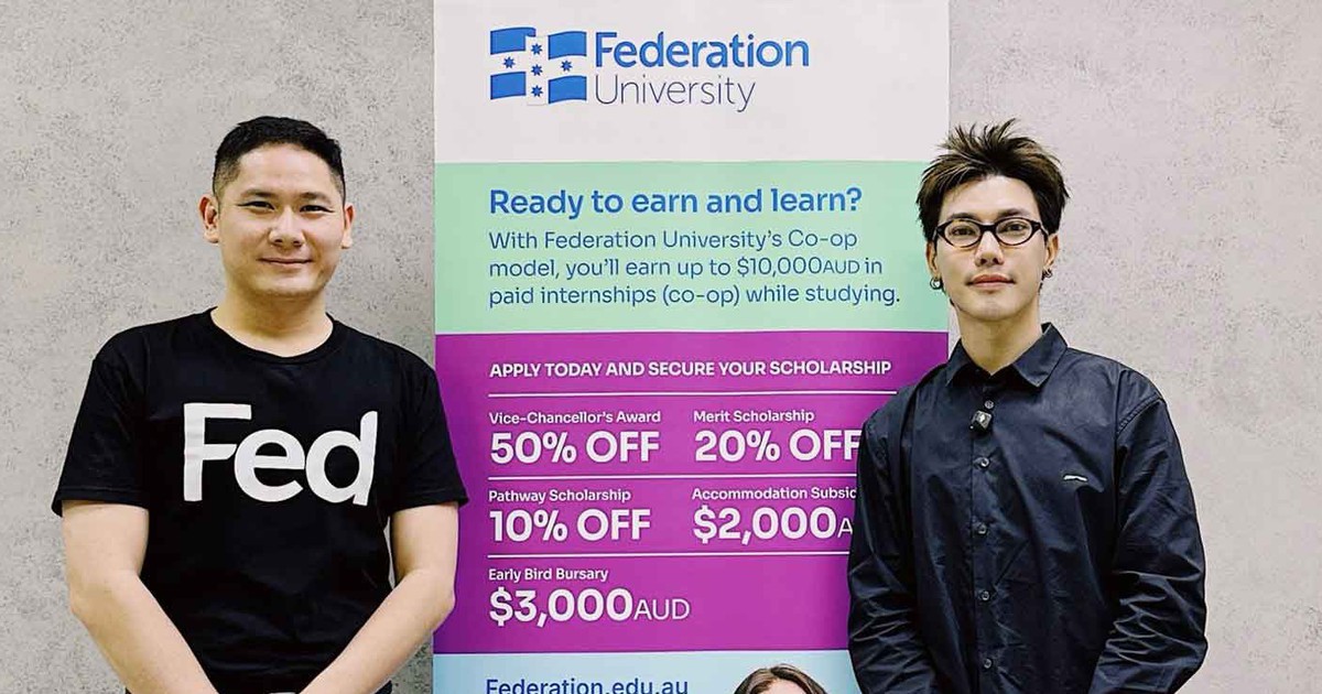 Sinh viên Việt Nam nhận học bổng 50% từ Đại học Federation - Úc