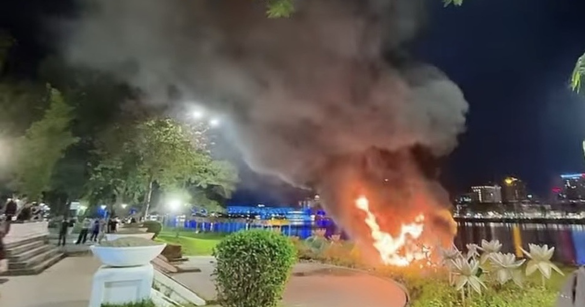 Cháy linh vật ngựa ở Huế, nguyên nhân có thể do chập đèn led