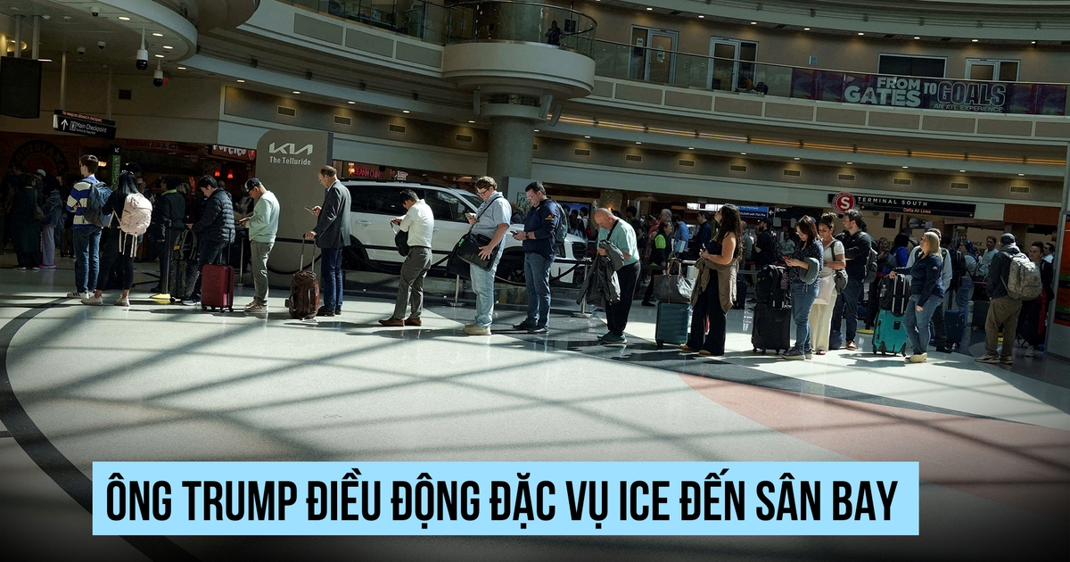 Ông Trump triển khai đặc vụ ICE đến sân bay giữa bế tắc ngân sách