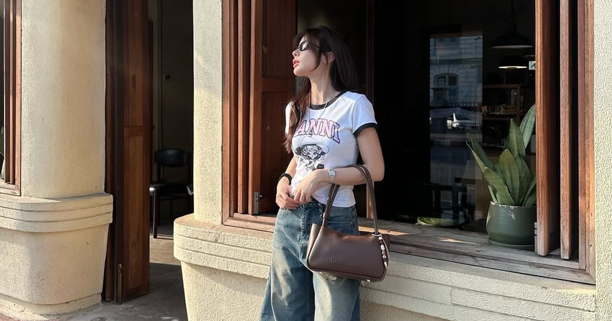 Trang phục dạo phố cá tính không thể thiếu áo baby tee