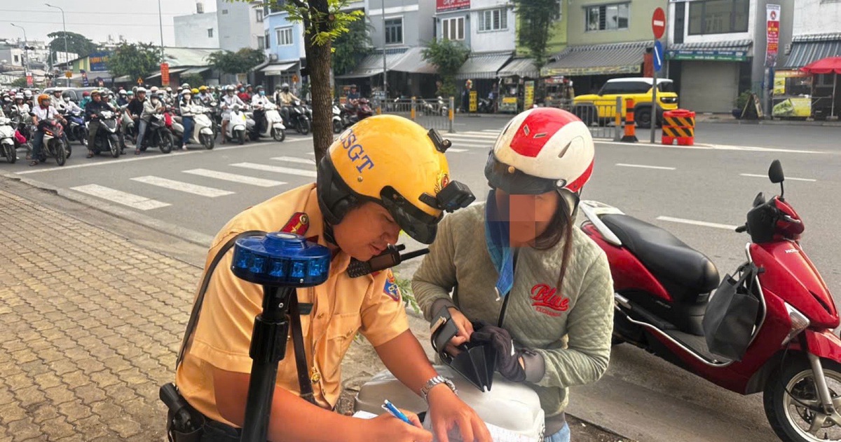 Tra cứu danh sách 73 xe máy đi ngược chiều bị CSGT TP.HCM ghi hình phạt nguội