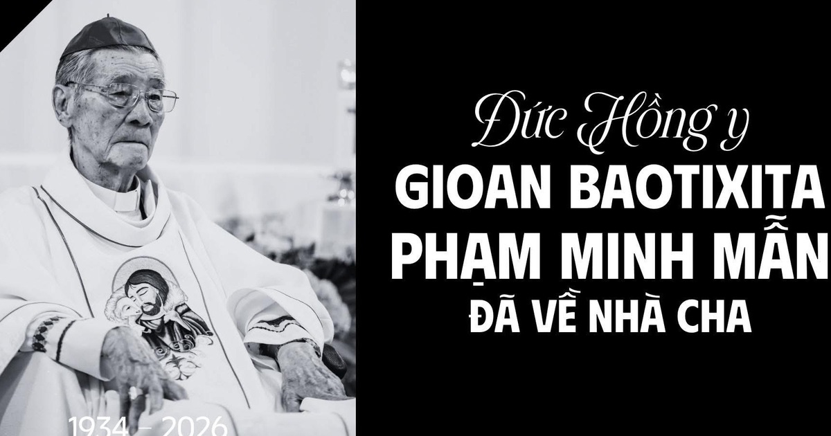 Tổng giáo phận TP.HCM cáo phó cố Đức Hồng y Gioan Baotixita Phạm Minh Mẫn
