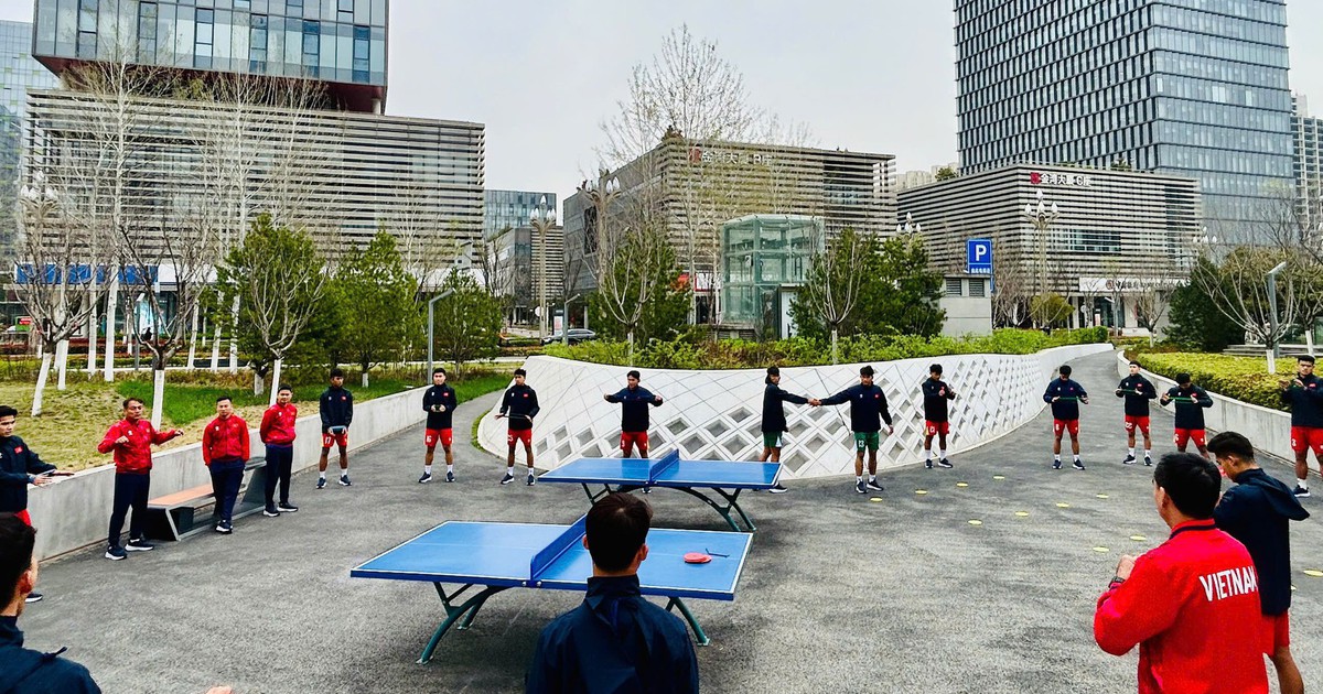 U.23 VN đầy hứng khởi ở Trung Quốc