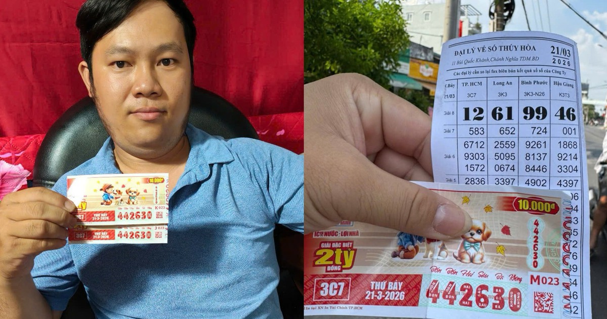 Mua vé số ở quán cà phê, 2 khách TP.HCM trúng độc đắc xổ số miền Nam