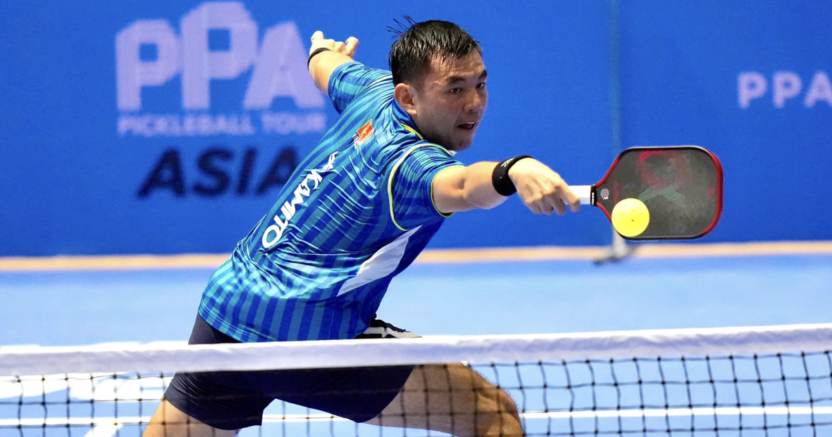 Pickleball: Lý Hoàng Nam đánh bại Triệu cầu lông, trở thành VĐV xuất sắc nhất