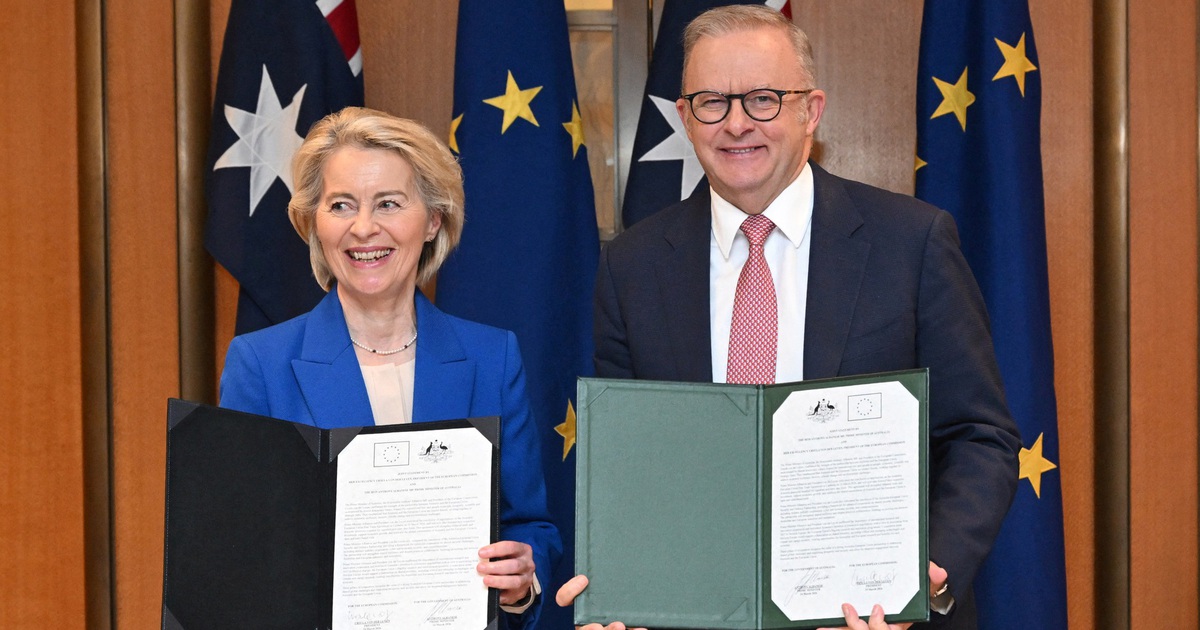 Úc - EU đạt thỏa thuận thương mại tự do