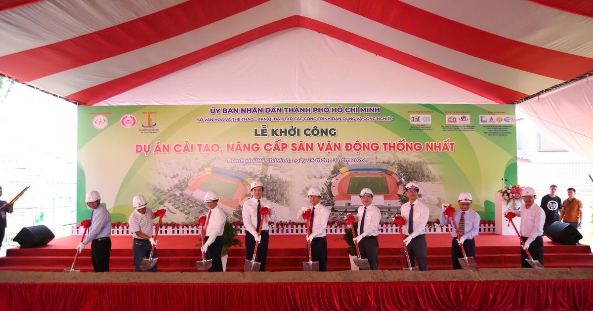 Chính thức khởi công cải tạo, nâng cấp sân Thống Nhất chi phí gần 320 tỉ đồng