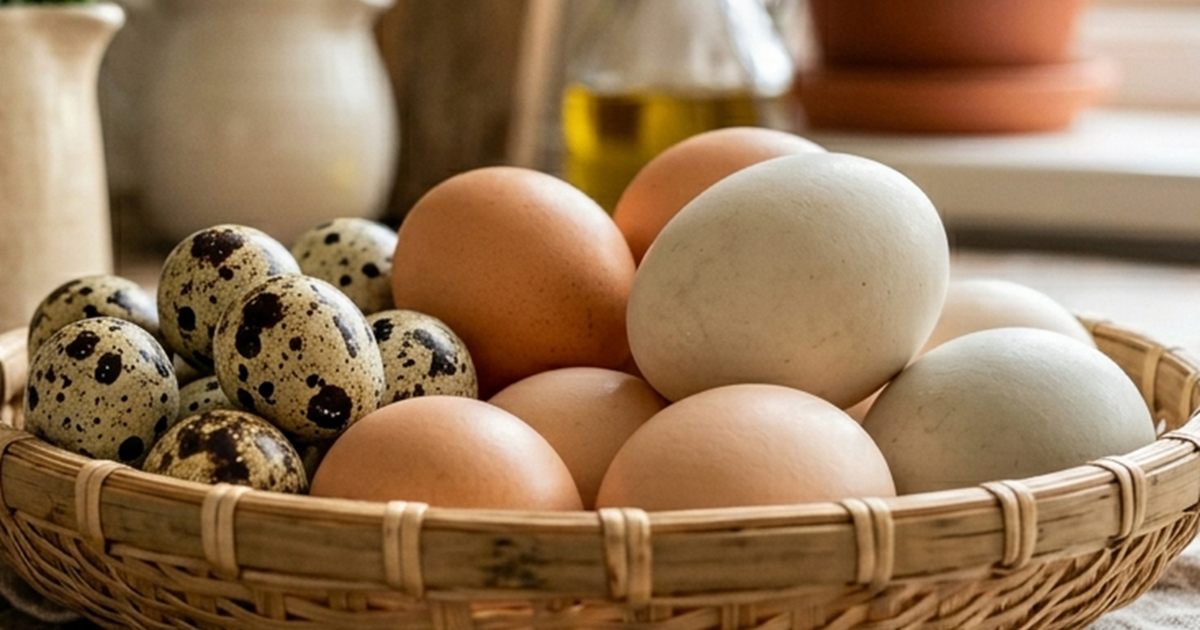 Trứng vịt, trứng gà và trứng cút: loại nào bổ dưỡng hơn?