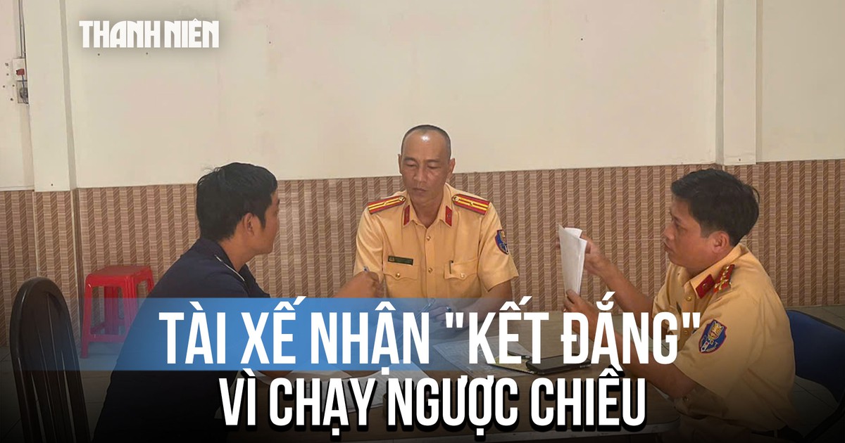TP.HCM: Phạt kịch khung 20 triệu đồng tài xế xe khách chạy ngược chiều