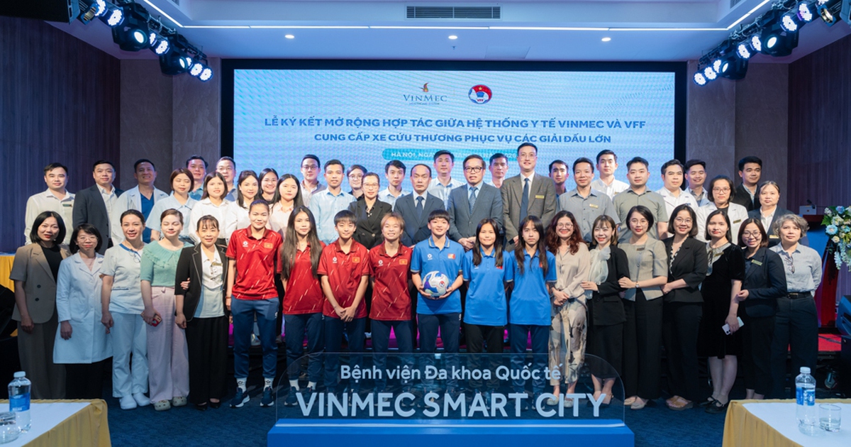 Vinmec cung cấp dịch vụ cứu thương chất lượng cao cho đội tuyển Việt Nam