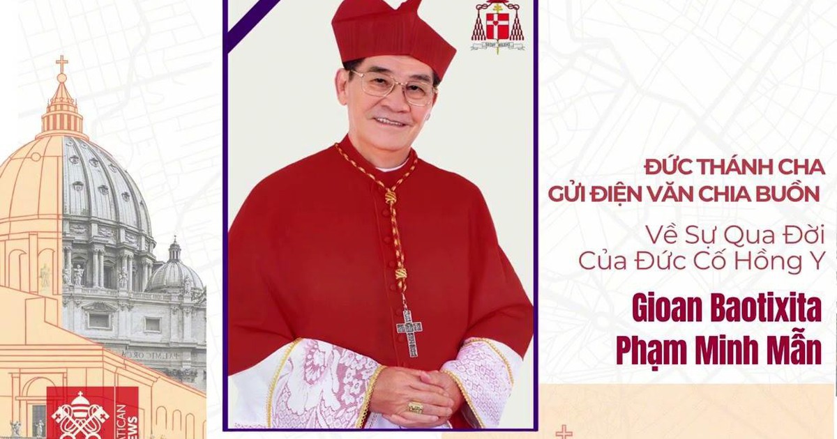 Gi&aacute;o ho&agrave;ng Leo XIV chia buồn Đức Hồng y Gioan Baotixita Phạm Minh Mẫn qua đời