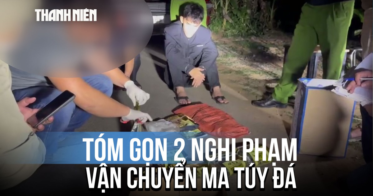 Đột kích ô tô trong đêm, tóm gọn 2 nghi phạm vận chuyển 7 kg ma túy