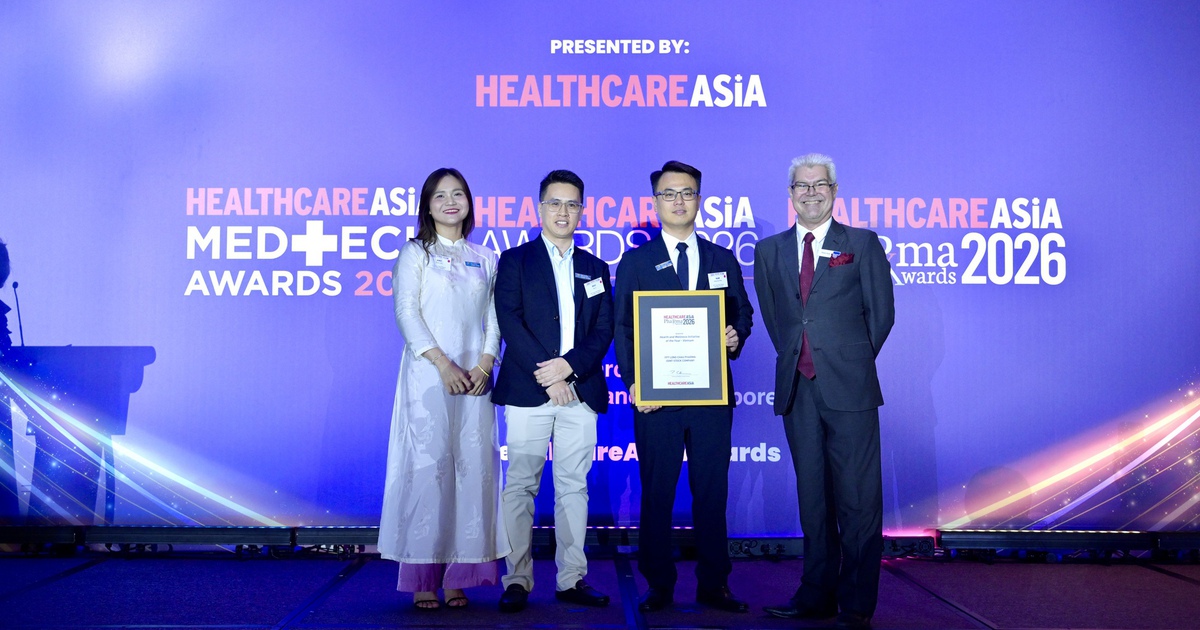 Đại diện Việt Nam 2 năm liên tiếp thắng giải thưởng lớn tại Healthcare Asia Pharma Awards