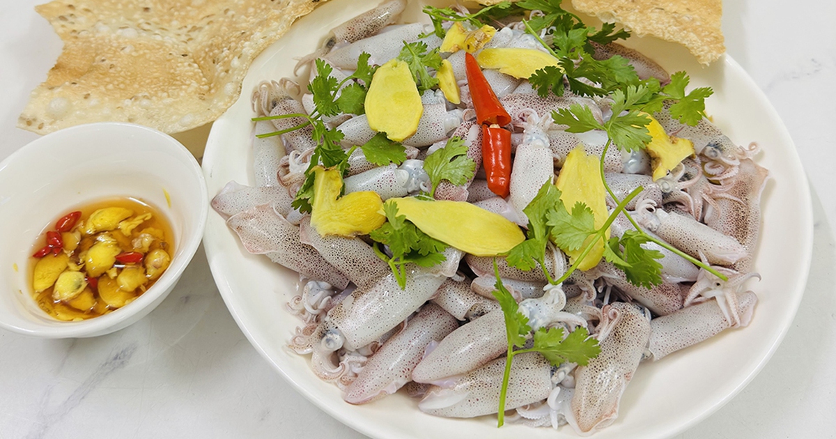 Mực bọt ngọt tới… xương