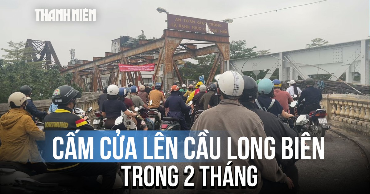 Cấm xe máy qua cầu Long Biên 60 ngày để sửa chữa