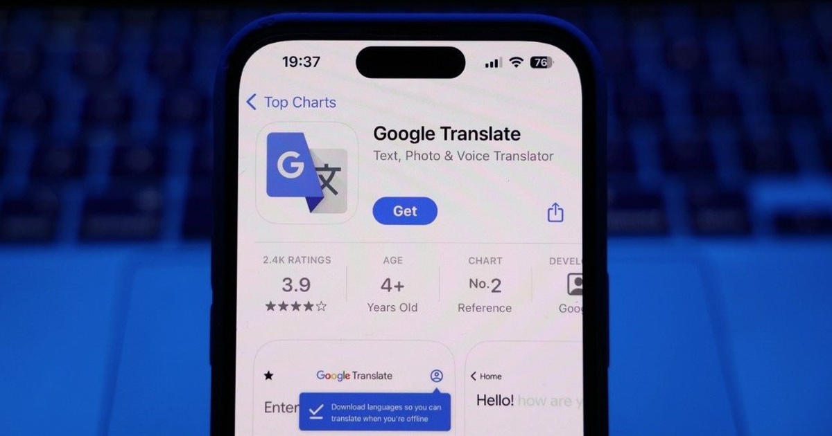 Google Dịch trên iPhone trang bị tính năng dịch thuật trực tiếp
