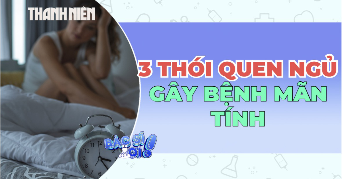 3 thói quen trước khi ngủ gây bệnh mãn tính