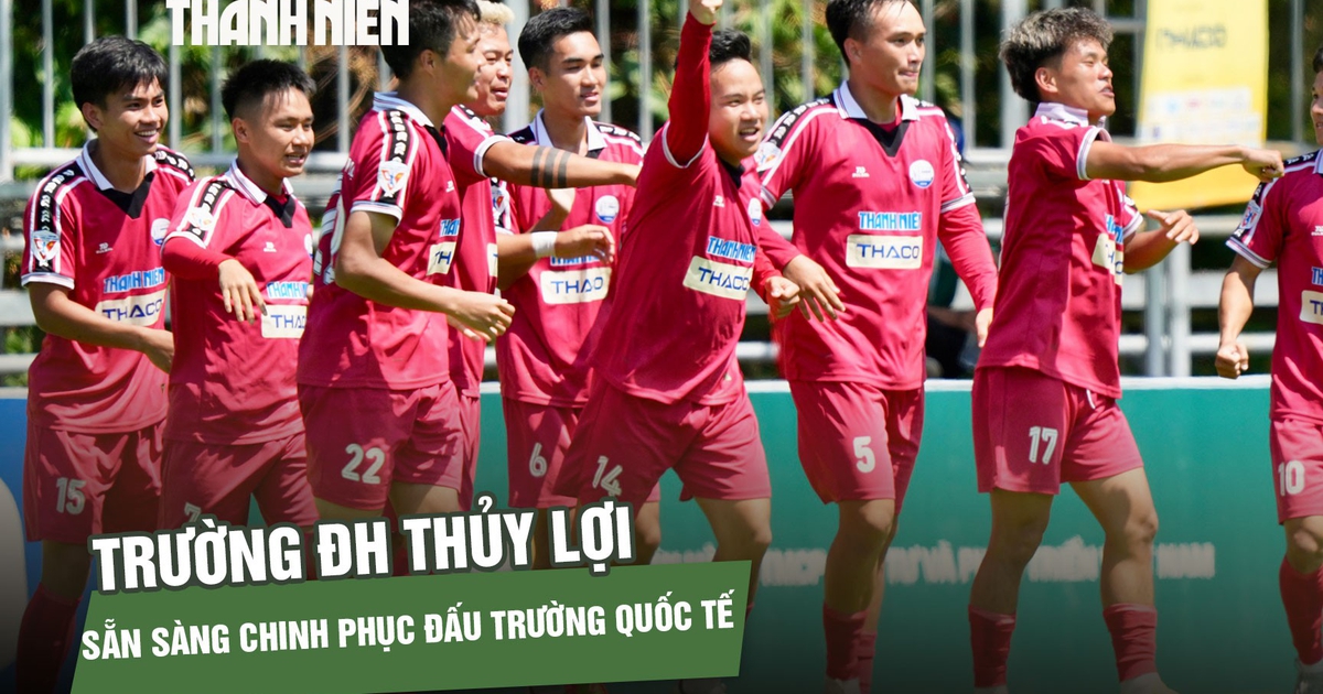 Gác lại vinh quang quốc nội, Trường ĐH Thủy lợi sẵn sàng chinh phục giải quốc tế