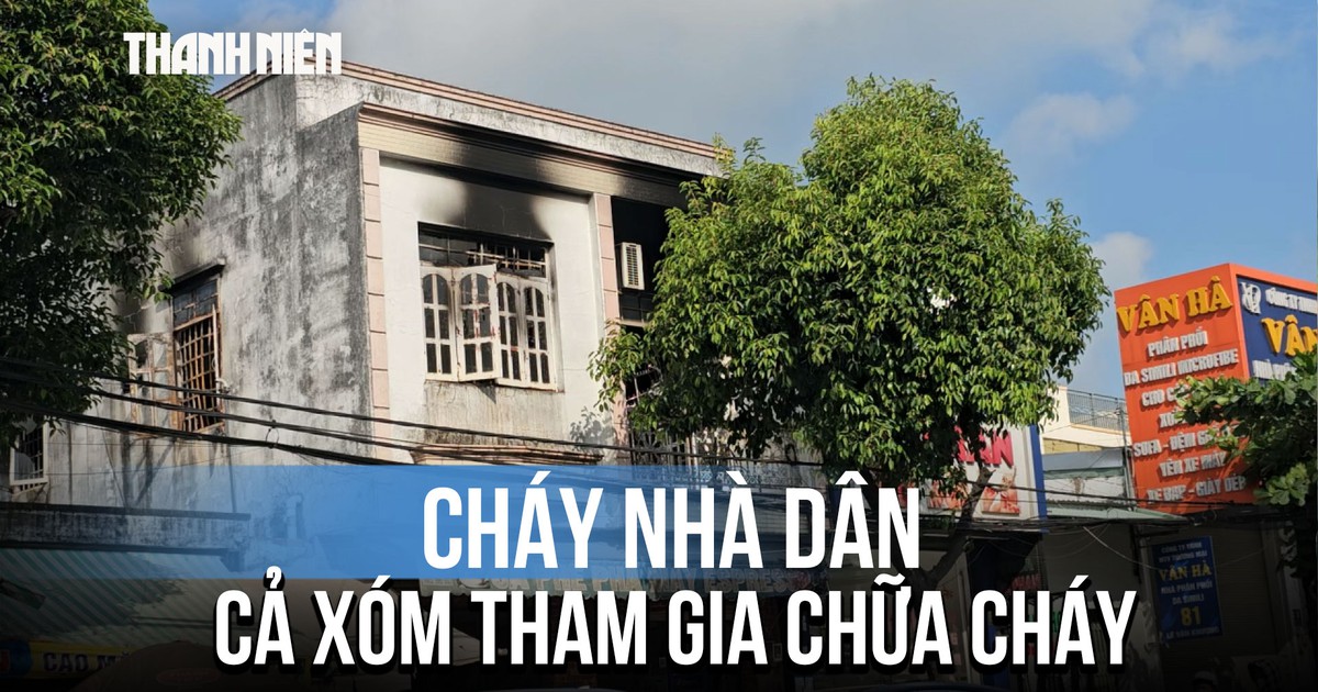 Cháy nhà tại TP.HCM, cả xóm hỗ trợ dập lửa