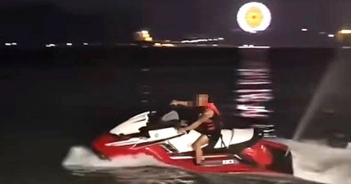 TikToker phóng mô tô nước trên bãi tắm Nha Trang bị xử phạt 5 triệu đồng