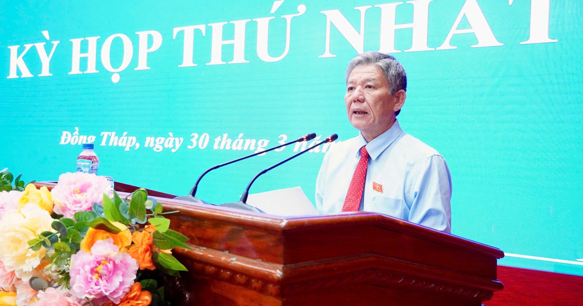 100% đại biểu bầu ông Ngô Chí Cường làm Chủ tịch HĐND tỉnh Đồng Tháp