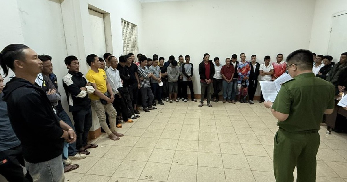 Tạm giữ 40 đối tượng đánh bạc núp bóng câu cá trao thưởng