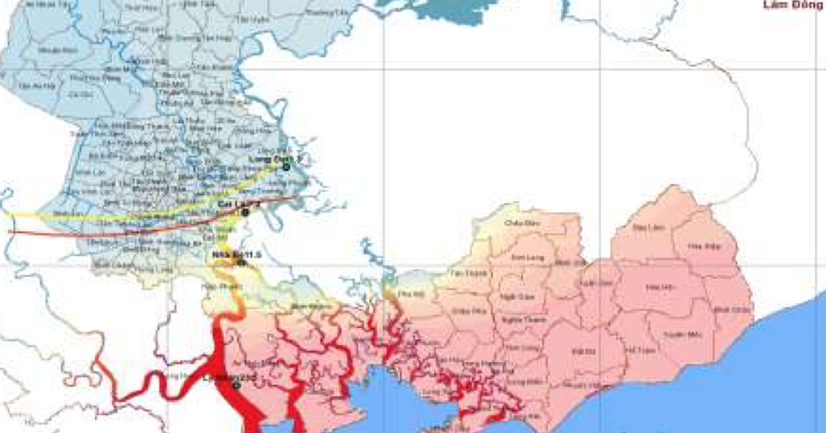 TP.HCM xâm nhập mặn vào sâu trên 60 km