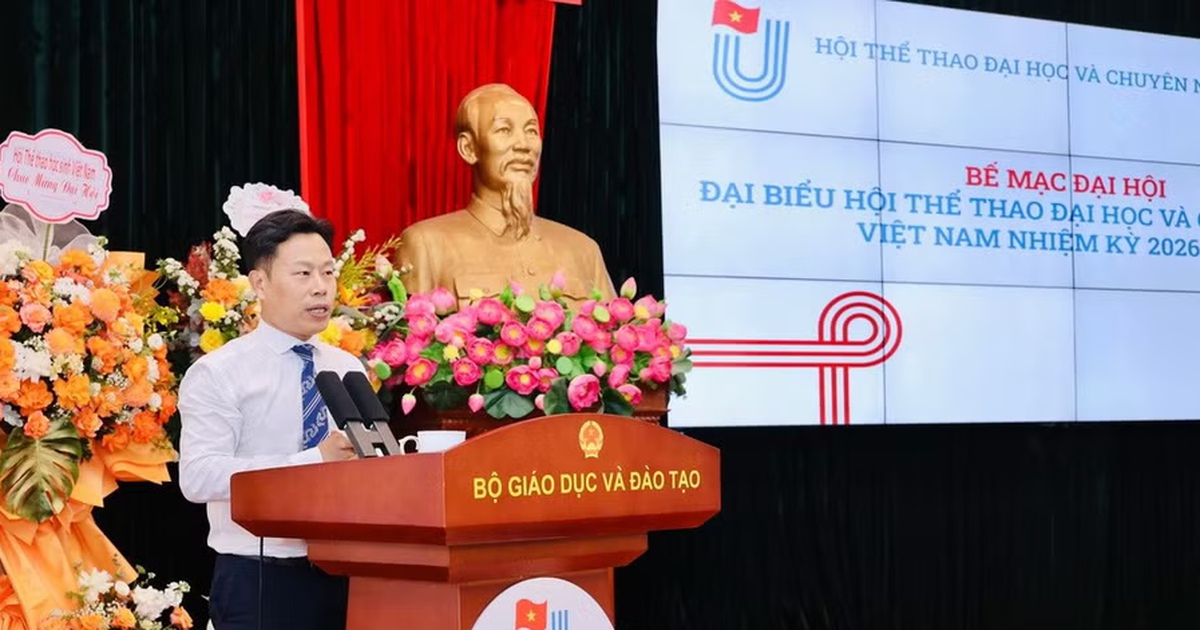 Thứ trưởng Lê Quân làm Chủ tịch Hội Thể thao đại học và chuyên nghiệp