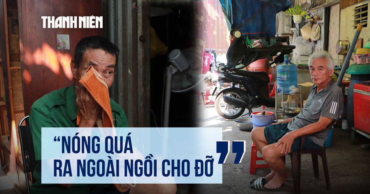 Nắng nóng 'thiếu đốt', xóm ve chai oi bức: Nhiều người thức trắng vì không chịu nổi