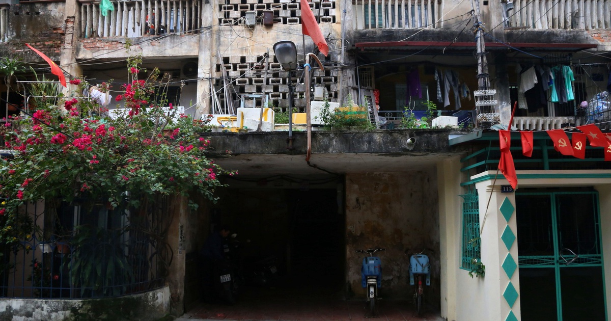 Cận cảnh khu tập thể cũ được H&agrave; Nội dự kiến x&acirc;y chung cư 34 tầng