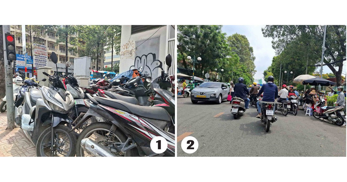 Buôn bán lấn chiếm vỉa hè, lòng đường