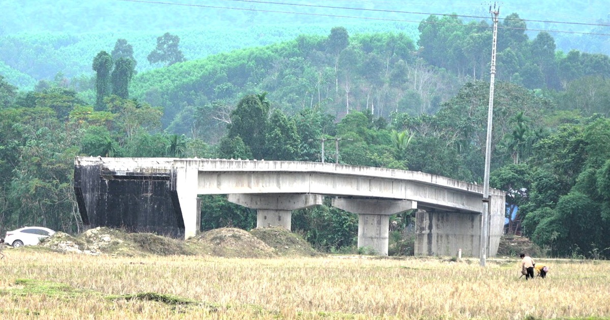 Cầu xây xong 'đắp chiếu' chờ đường dẫn