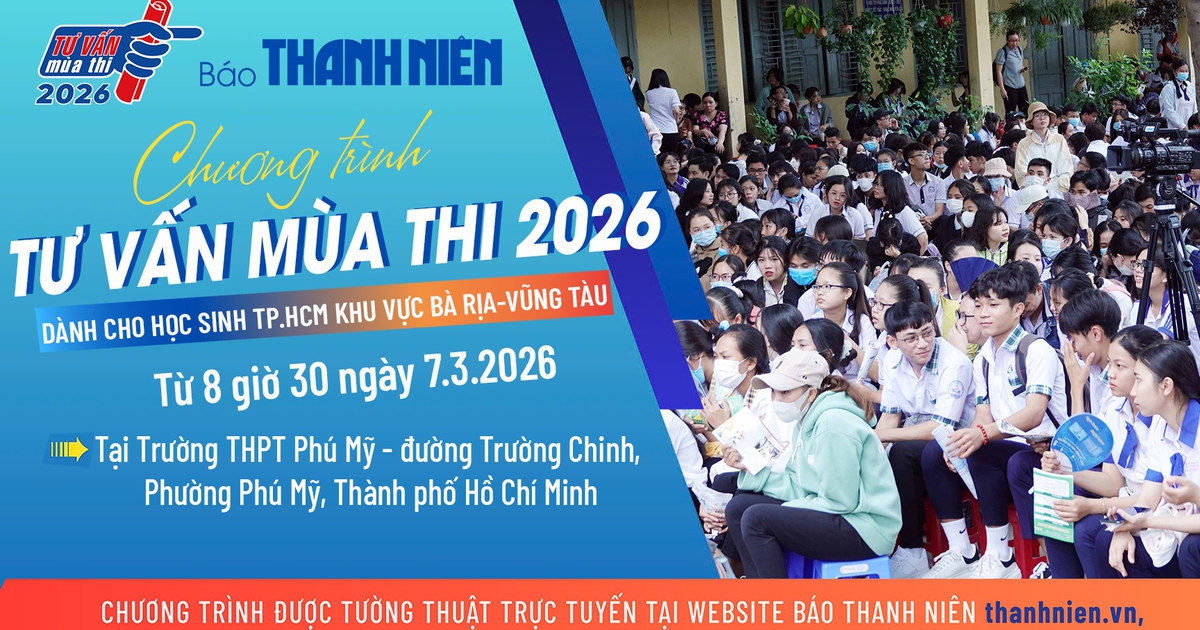 Chương trình Tư vấn mùa thi 2026 tại TP.HCM khu vực Bà Rịa - Vũng Tàu