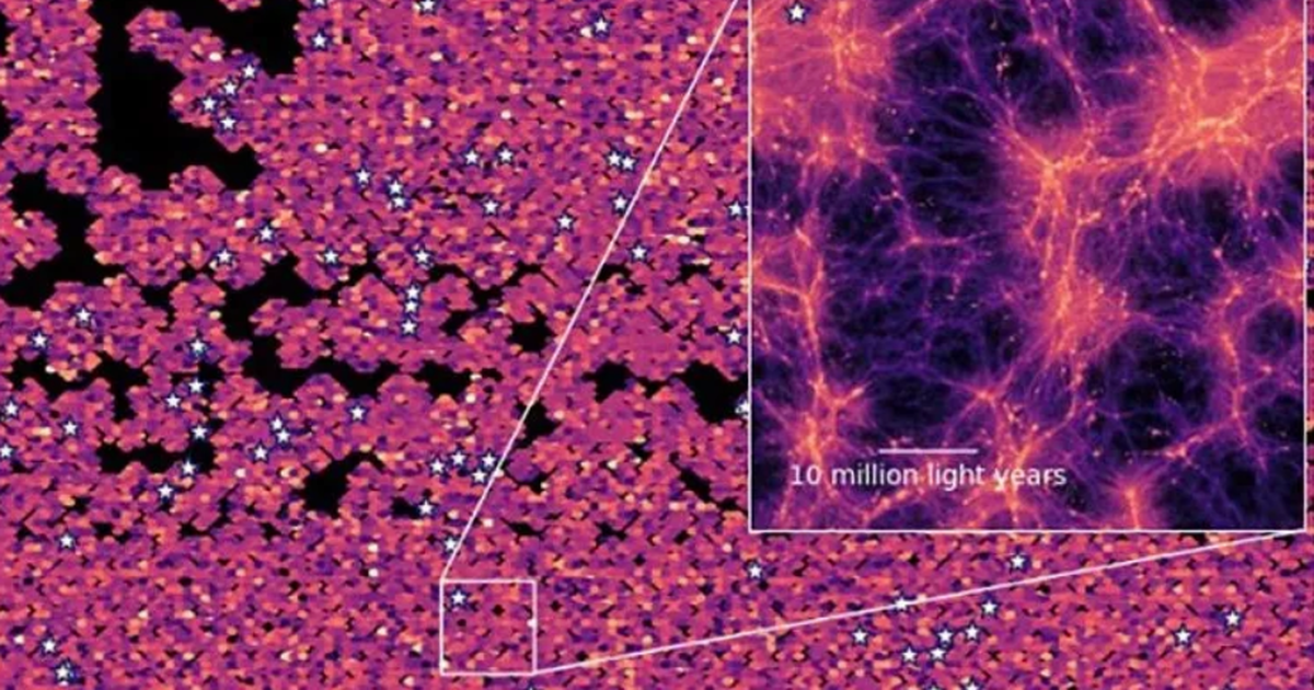 Bản đồ 3D lớn nhất về vũ trụ, với những cấu trúc ẩn từ thuở sơ khai
