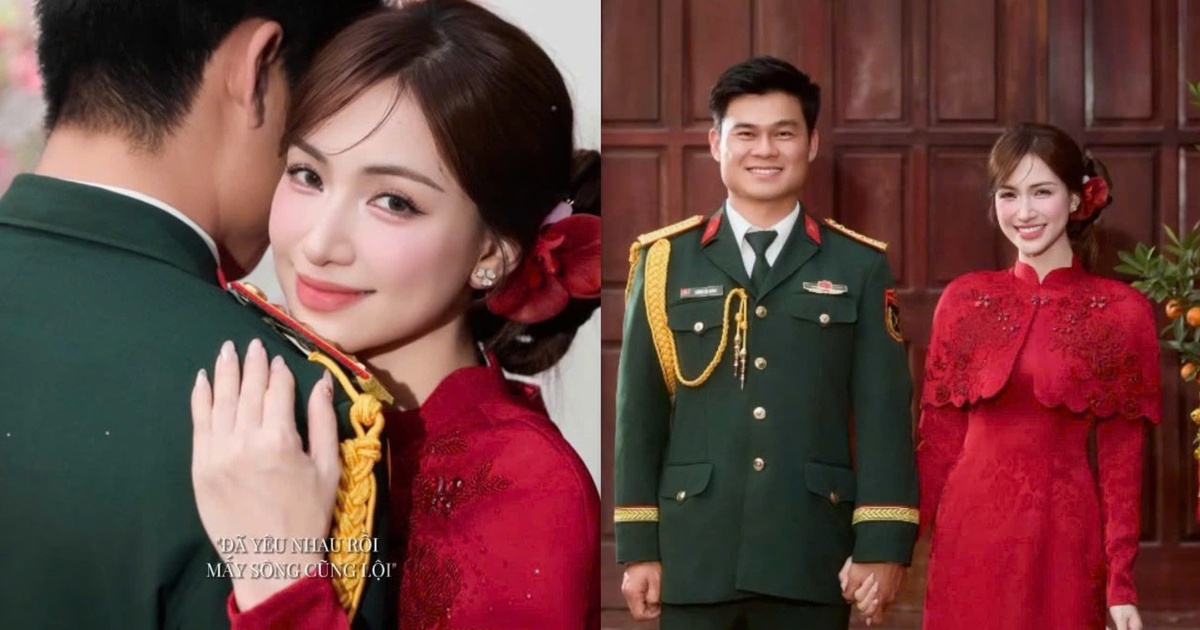 Hòa Minzy công khai chồng sắp cưới là quân nhân