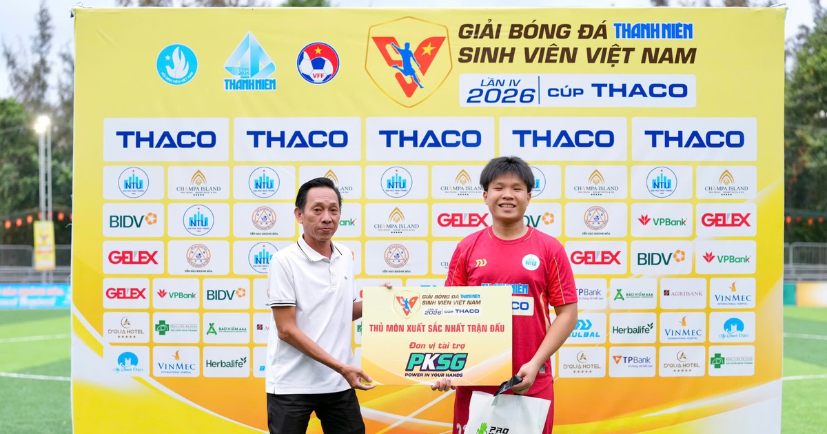 Thủ môn xuất sắc: 'Ấn tượng với quy mô VCK giải Thanh Niên sinh viên Việt Nam'